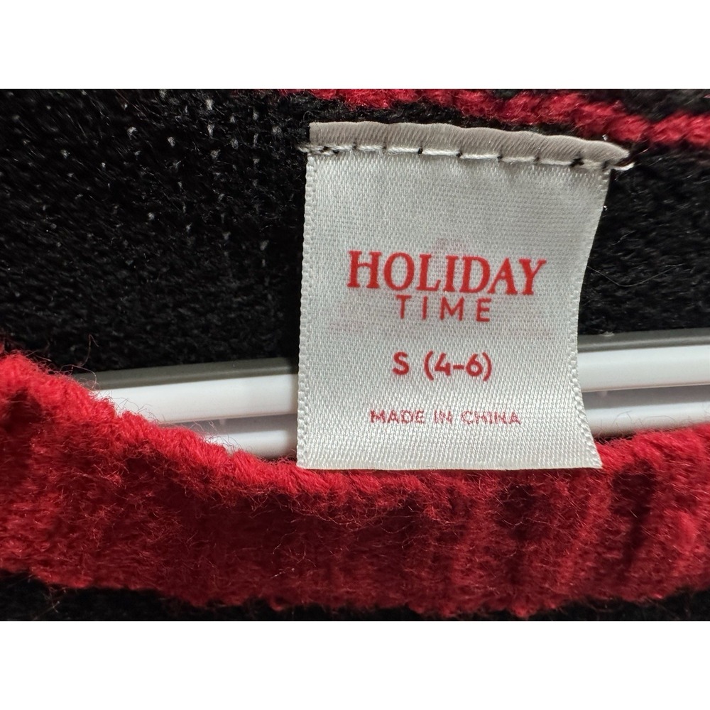 Holiday Time Christmas Sweater Size S 4-6 - Picture 3 of 4